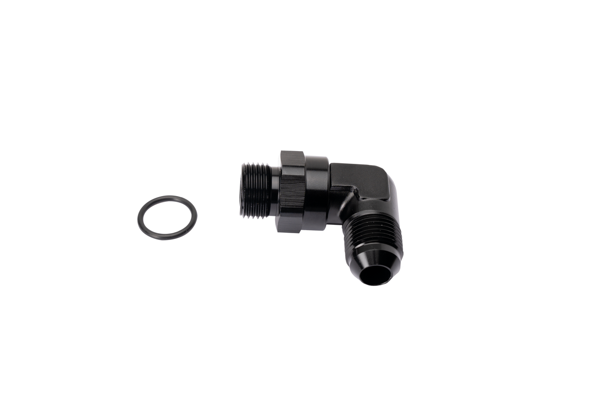 Universal Negative 8AN to 3/4-16 O-ring, 90 Degree Fitting (FPE-APT-34-08-90)