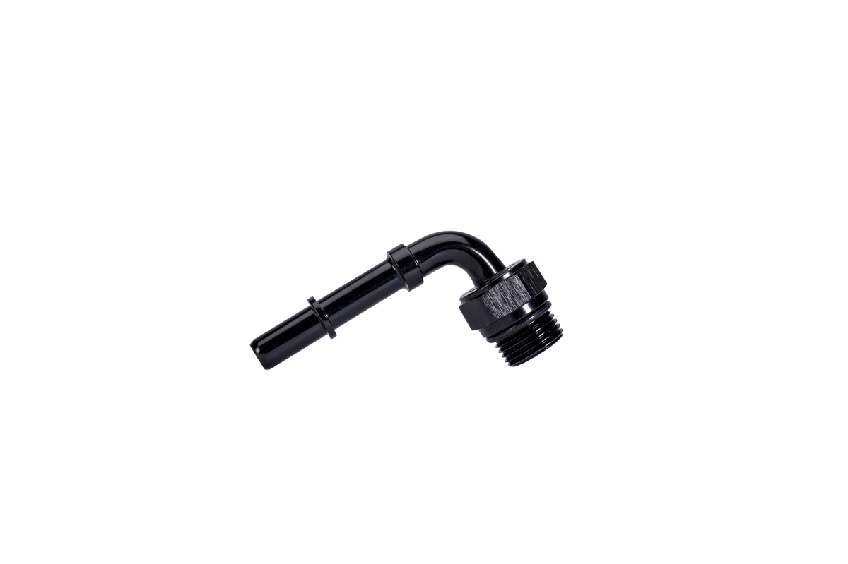 Universal 90 Degree 3/4"-16 (-8) to 3/8" Swivel Quick Connect (FPE-APT-34-90-Q38)