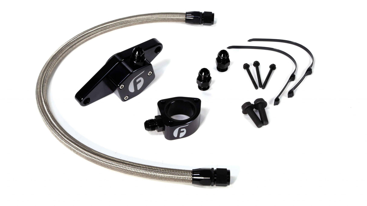 1998-2002 Ram HD Coolant Bypass Kit VP 98.5-02 with Stainless Steel Braided Line (FPE-CLNTBYPS-CUMMINS-VP-SS)