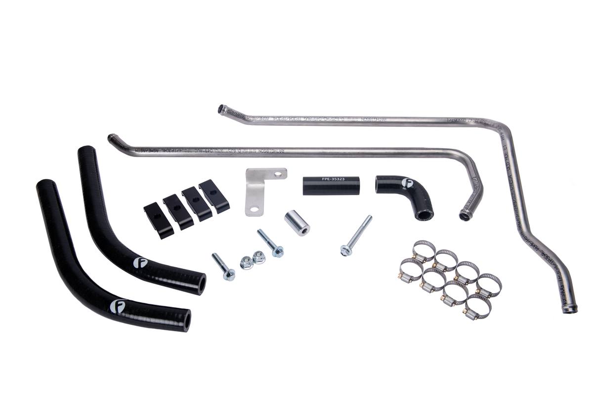 1989-1998 Ram HD 12 Valve Replacement Heater Core Line Kit (FPE-CUMM-SSHCL-12V)