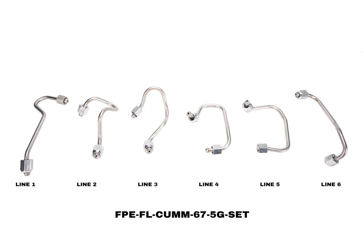 2019-2024 Ram HD High Pressure Fuel Injection Line Set (FPE-FL-CUMM-67-5G-SET)