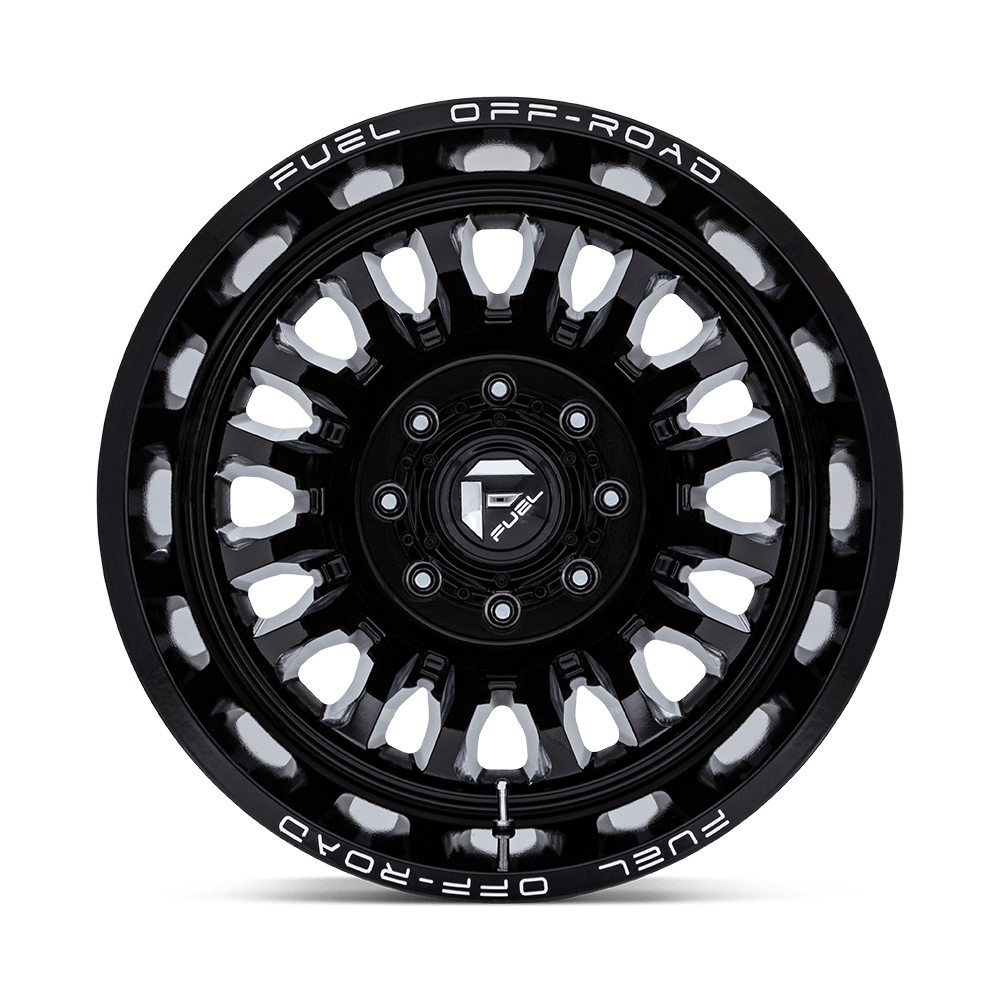 Fuel Arc Dually Gloss Black Milled Wheel (D868) | Dirty Garage