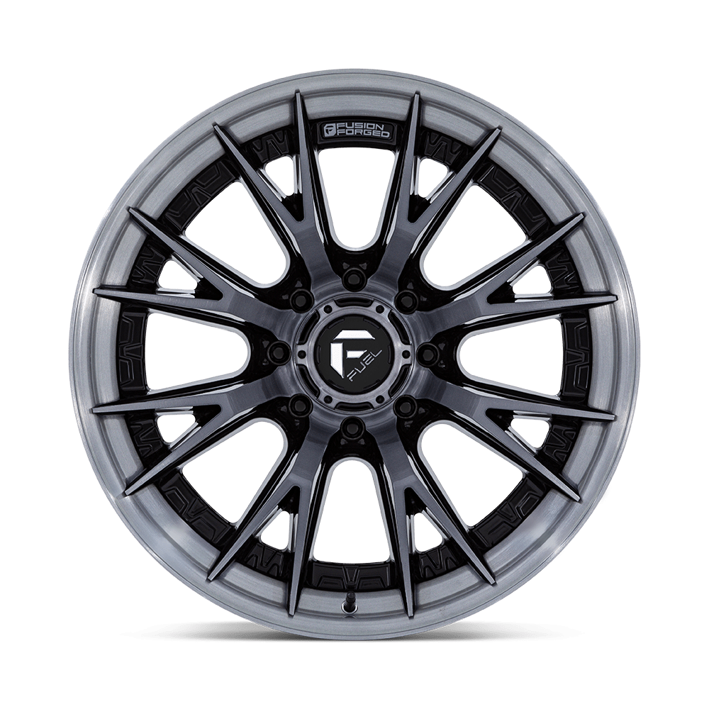 Fuel Catalyst Gloss Black Brushed Dark Tint Wheel (FC402) | Dirty Garage