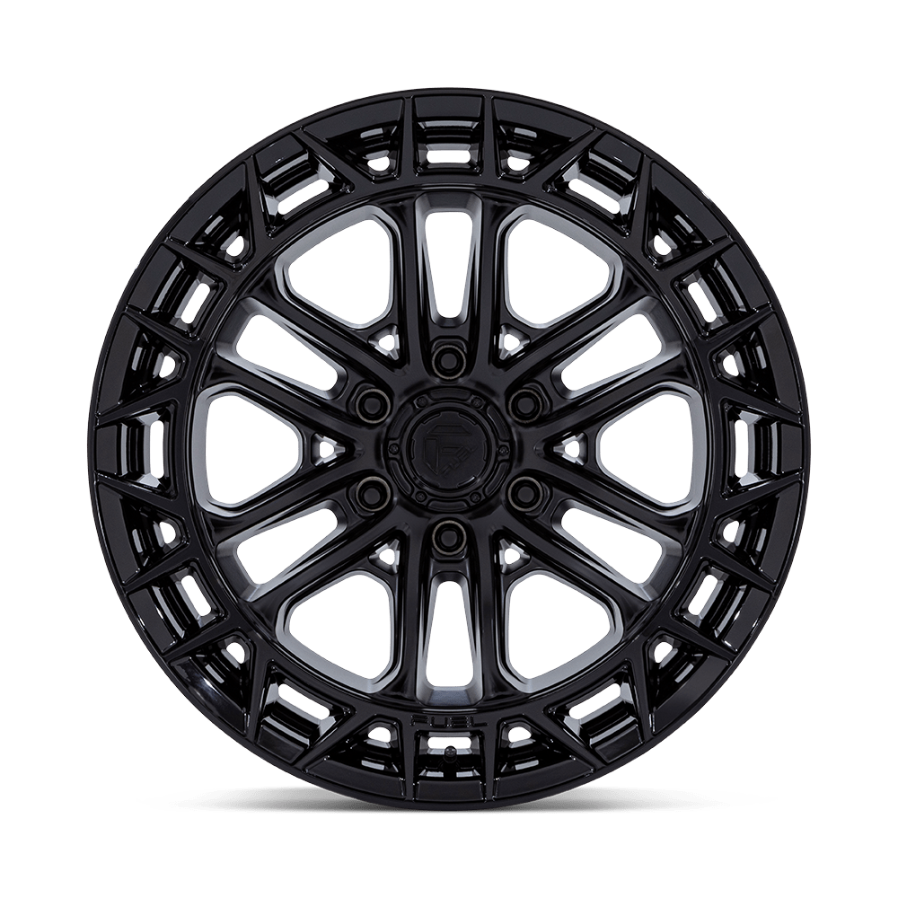 Fuel Celsius Matte Black w/ Gloss Black Lip Wheel (FC874) | Dirty Garage