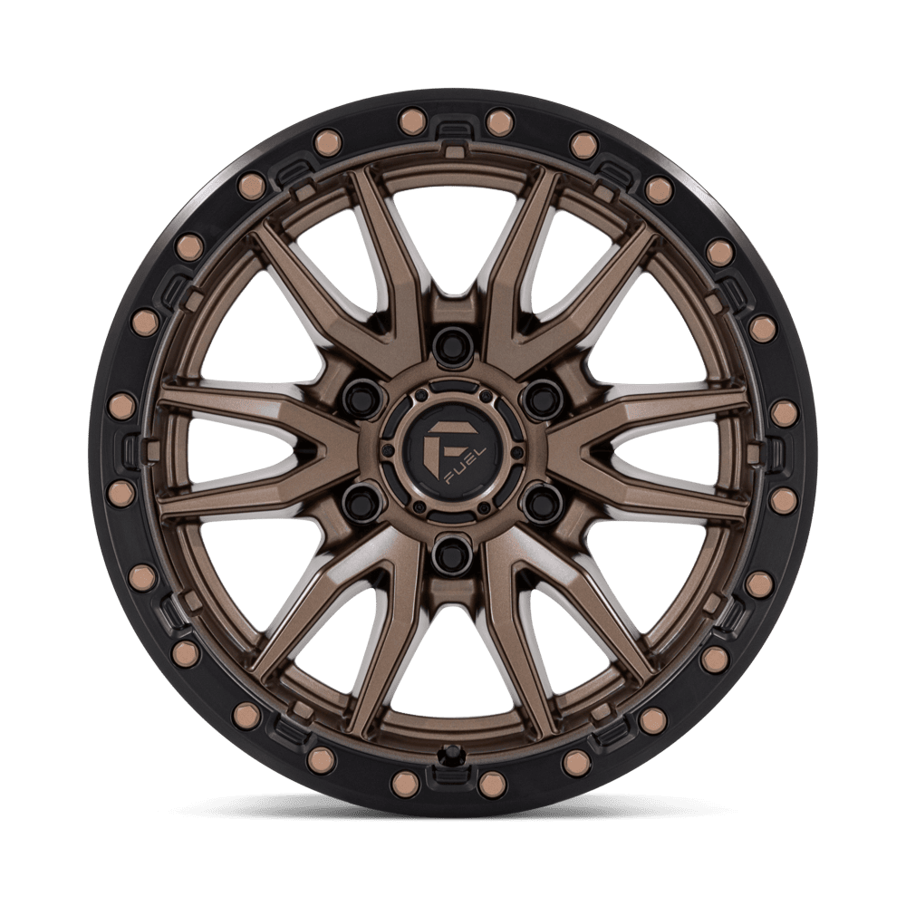 Fuel Rebel Matte Bronze Black Bead Ring Wheel (D681) | Dirty Garage
