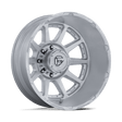 Fuel Circuit Dually Gloss Silver w/ Machined Face Wheel (D912) | Dirty Garage