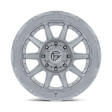 Fuel Circuit Dually Gloss Silver w/ Machined Face Wheel (D912) | Dirty Garage