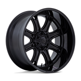 Fuel Darkstar Matte Black w/ Gloss Black Lip Wheel | Dirty Garage