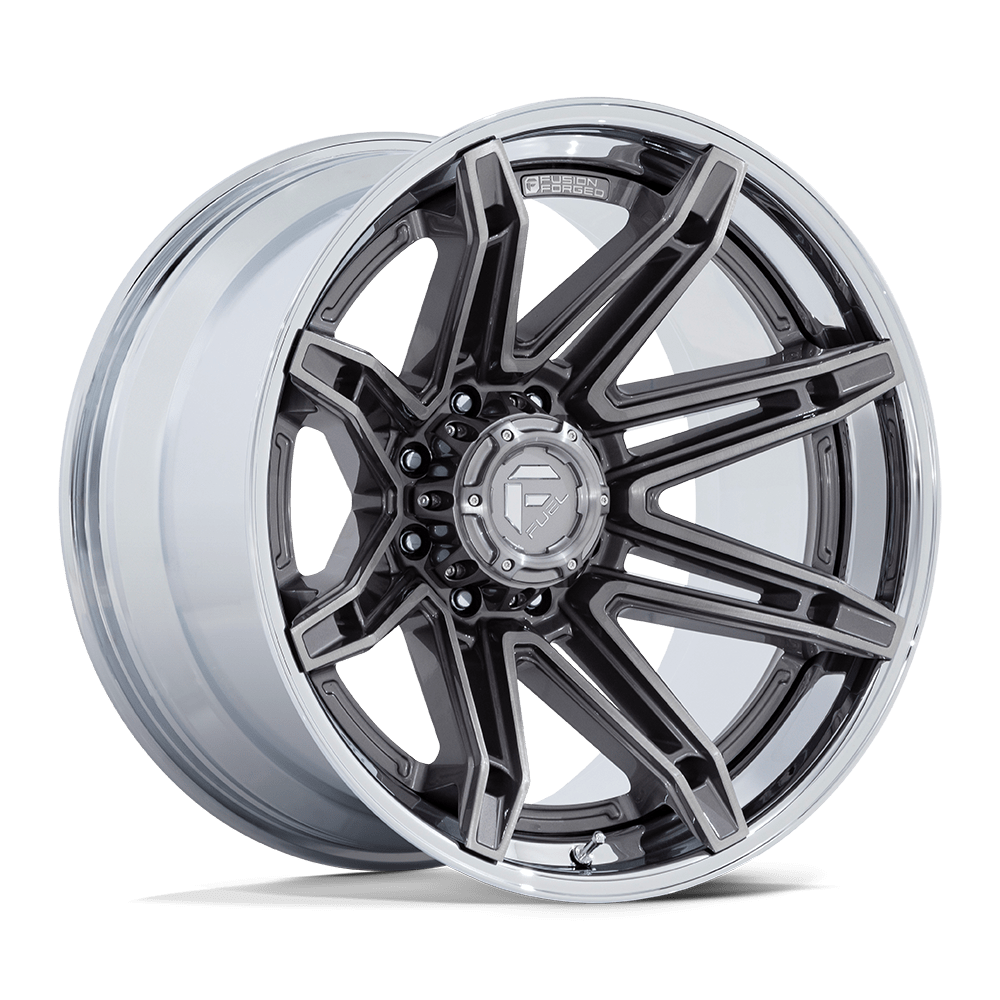 Fuel Brawl Platinum w/ Chrome Lip Wheel (FC401) | Dirty Garage