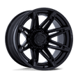 Fuel Brawl Matte Black w/ Gloss Black Lip Wheel (FC401) | Dirty Garage