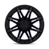 Fuel Brawl Matte Black w/ Gloss Black Lip Wheel (FC401) | Dirty Garage