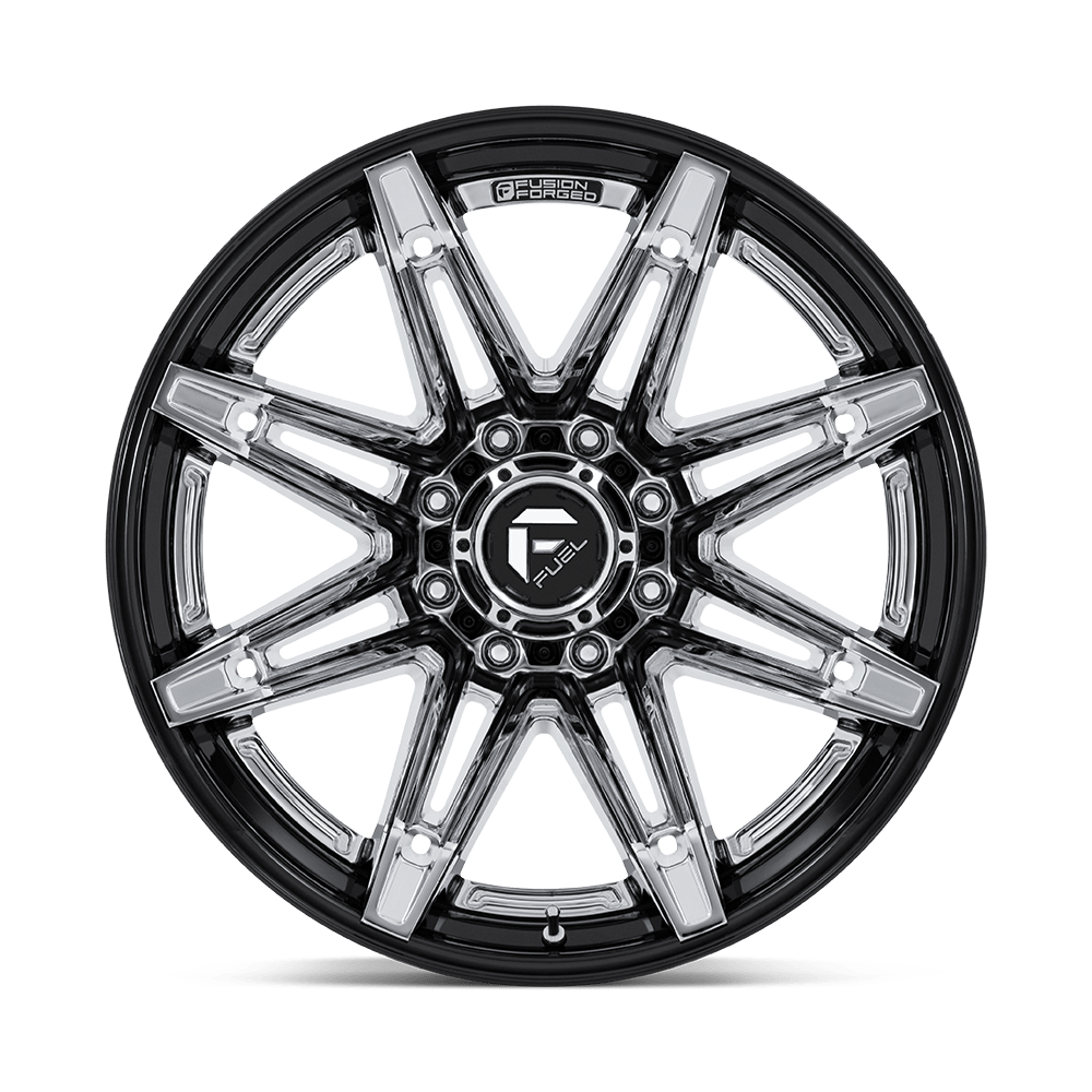 Fuel Brawl Chrome w/ Gloss Black Lip Wheel (FC401) | Dirty Garage