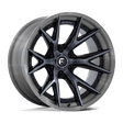 Fuel Catalyst Gloss Black w/ Brushed Gray Tint Face & Lip Wheel (FC402) | Dirty Garage