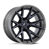 Fuel Catalyst Gloss Black w/ Brushed Gray Tint Face & Lip Wheel (FC402) | Dirty Garage