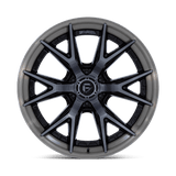 Fuel Catalyst Gloss Black w/ Brushed Gray Tint Face & Lip Wheel (FC402) | Dirty Garage