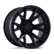 Fuel Catalyst Matte Black w/ Gloss Black Lip Wheel (FC402) | Dirty Garage
