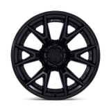 Fuel Catalyst Matte Black w/ Gloss Black Lip Wheel (FC402) | Dirty Garage