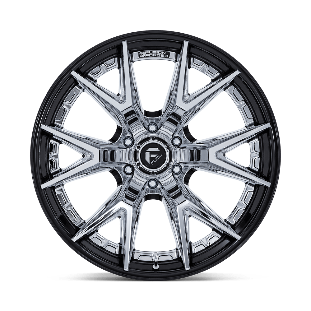 Fuel Catalyst Chrome w/ Gloss Black Lip Wheel (FC402) | Dirty Garage
