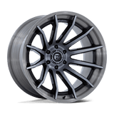 Fuel Burn Gloss Black w/ Brushed Gray Tint Face & Lip Wheel (FC403) | Dirty Garage