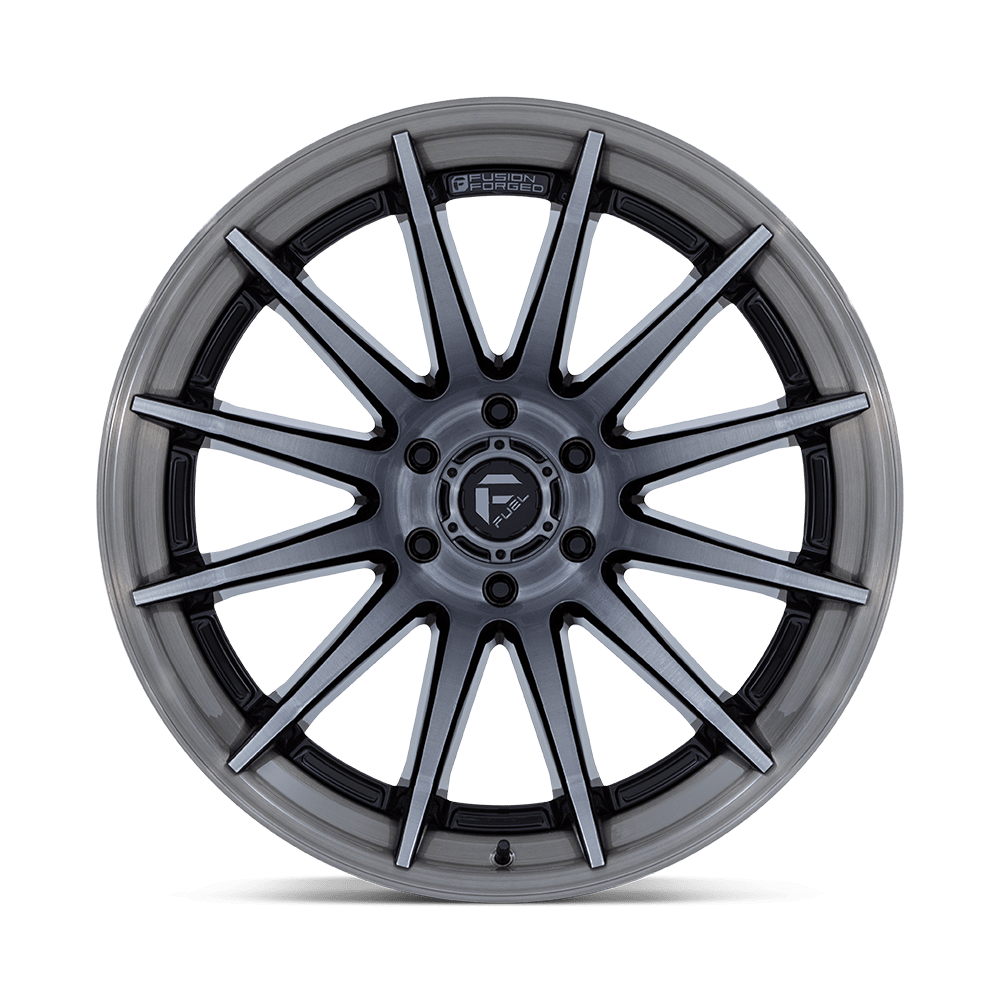 Fuel Burn Gloss Black w/ Brushed Gray Tint Face & Lip Wheel (FC403) | Dirty Garage