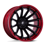 Fuel Burn Matte Black w/ Candy Red Lip Wheel (FC403) | Dirty Garage