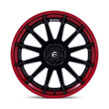Fuel Burn Matte Black w/ Candy Red Lip Wheel (FC403) | Dirty Garage