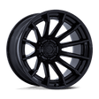 Fuel Burn Matte Black w/ Gloss Black Lip Wheel (FC403) | Dirty Garage