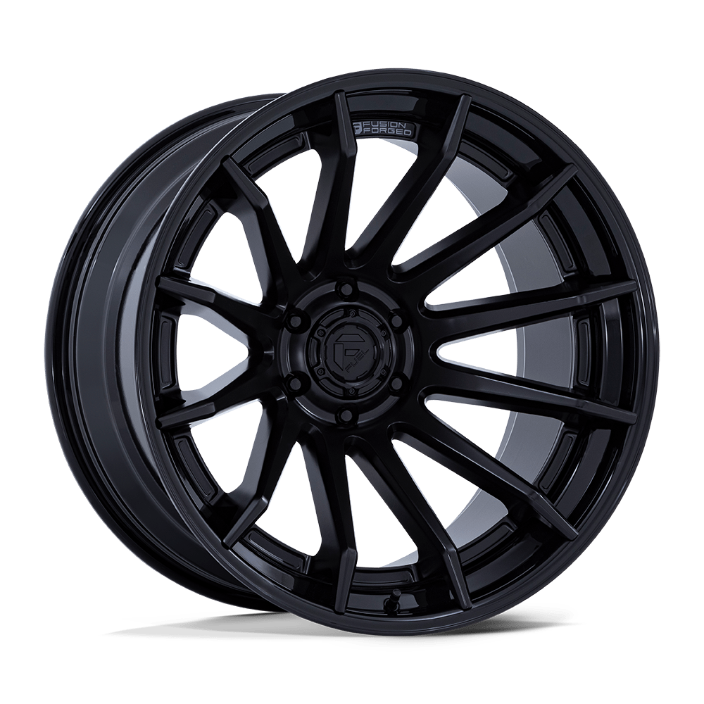 Fuel Burn Matte Black w/ Gloss Black Lip Wheel (FC403) | Dirty Garage