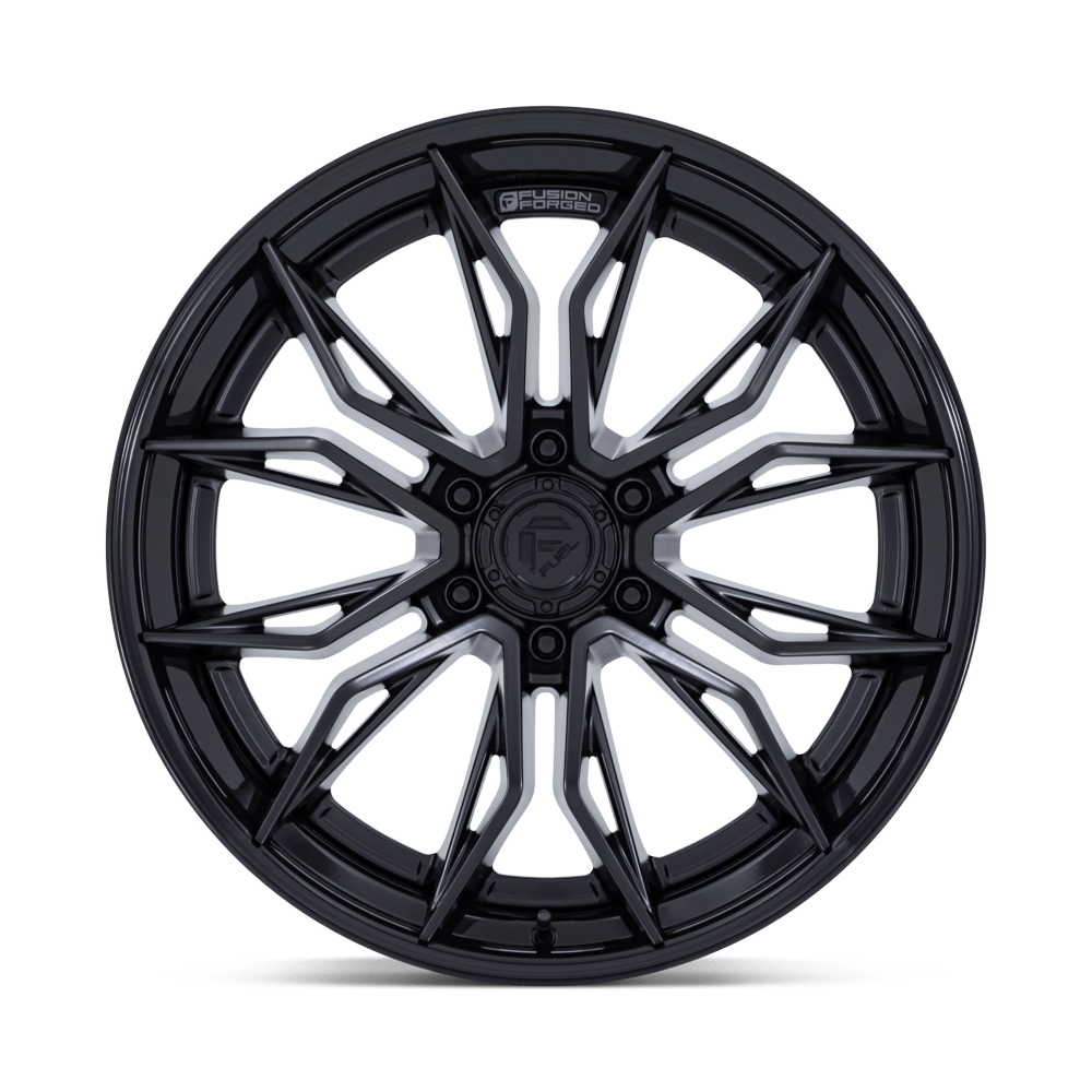 Fuel Mutiny Matte Black w/ Gloss Black Lip Wheel (FC404) | Dirty Garage