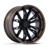 Fuel Mutiny Matte Black w/ Gloss Bronze Lip Wheel (FC404) | Dirty Garage