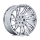 Fuel Dynamo Gloss Silver w/ Chrome Lip & Brushed Face Wheel (FC405) | Dirty Garage