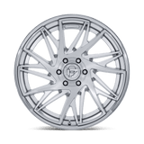 Fuel Dynamo Gloss Silver w/ Chrome Lip & Brushed Face Wheel (FC405) | Dirty Garage