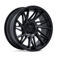 Fuel Dynamo Matte Black w/ Gloss Black Lip Wheel (FC405) | Dirty Garage