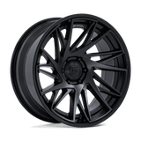 Fuel Dynamo Matte Black w/ Gloss Black Lip Wheel (FC405) | Dirty Garage