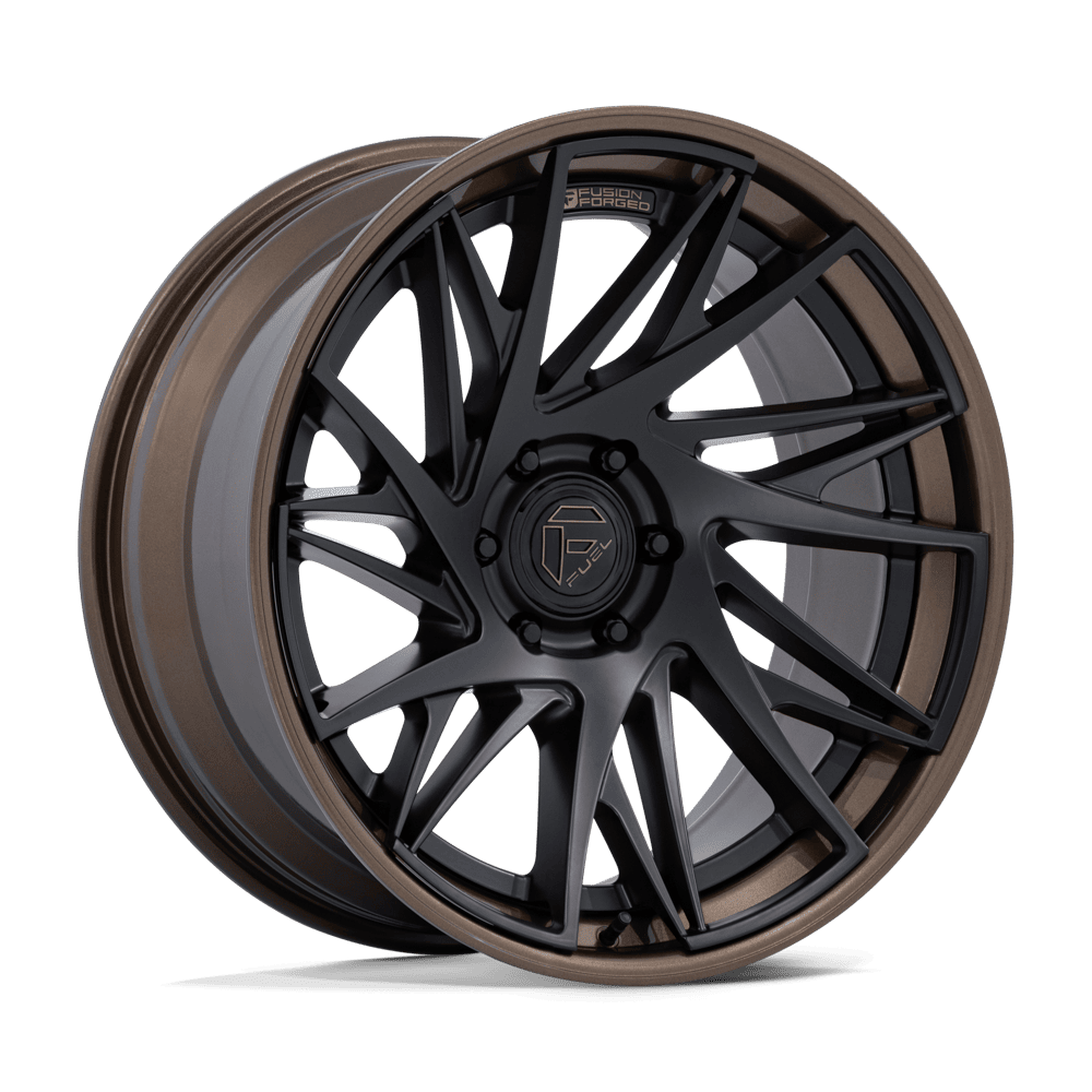 Fuel Dynamo Matte Black w/ Gloss Bronze Lip Wheel (FC405) | Dirty Garage