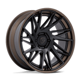 Fuel Dynamo Matte Black w/ Gloss Bronze Lip Wheel (FC405) | Dirty Garage