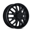 Fuel Catalyst Dually Matte Black w/ Gloss Black Lip Wheel (D406) | Dirty Garage