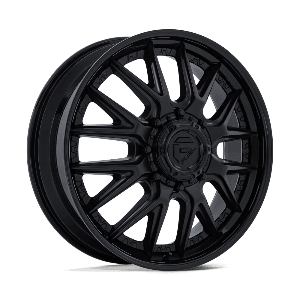 Fuel Catalyst Dually Matte Black w/ Gloss Black Lip Wheel (D406) | Dirty Garage