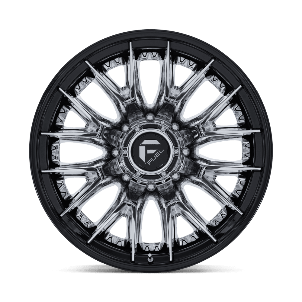 Fuel Catalyst Dually Chrome w/ Gloss Black Lip Wheel (D407) | Dirty Garage