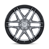 Fuel Flight Chrome w/ Gloss Black Lip Wheel (FC408) | Dirty Garage