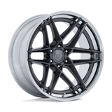 Fuel Flight Gloss Gunmetal w/ Chrome Lip Wheel (FC408) | Dirty Garage