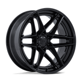 Fuel Flight Matte Black w/ Gloss Black Lip Wheel (FC408) | Dirty Garage