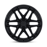 Fuel Flight Matte Black w/ Gloss Black Lip Wheel (FC408) | Dirty Garage