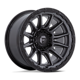 Fuel Piston Matte Gunmetal w/ Gloss Black Lip Wheel (FC866) | Dirty Garage