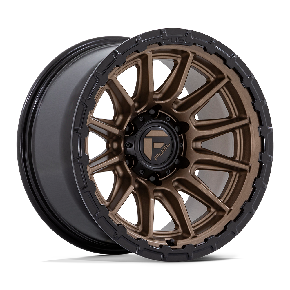Fuel Piston Matte Bronze w/ Gloss Black Lip Wheel (FC866) | Dirty Garage