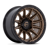 Fuel Piston Matte Bronze w/ Gloss Black Lip Wheel (FC866) | Dirty Garage