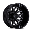 Fuel Flux Dually Gloss Black Brushed Face w/ Gray Tint Wheel (D875) | Dirty Garage