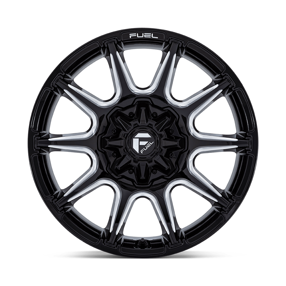 Fuel Super C Gloss Black Milled Wheel (FC880) | Dirty Garage