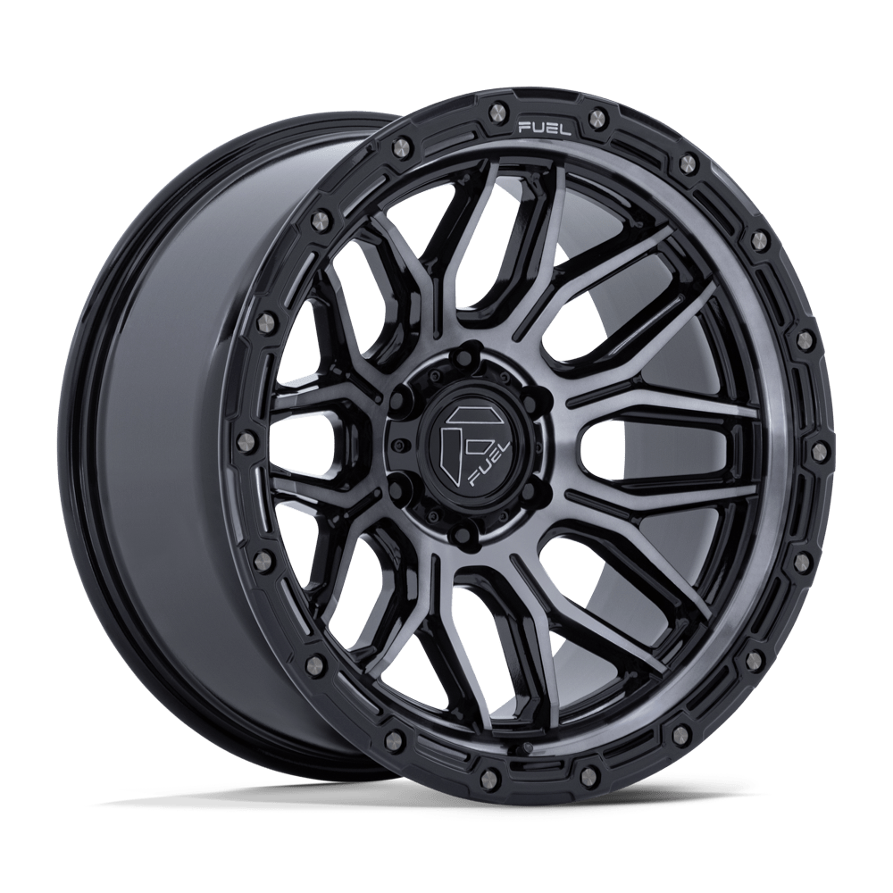 Fuel Surge Gloss Black Machined w/ Gray Tint Wheel (FC881) | Dirty Garage