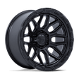 Fuel Surge Matte Black w/ Gloss Black Lip Wheel (FC881) | Dirty Garage